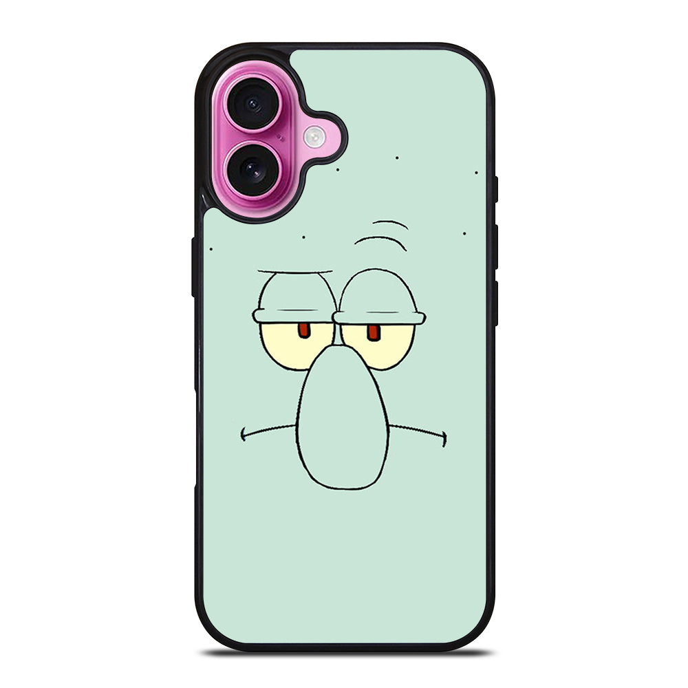 SQUIDWARD FACE iPhone 16 Plus Case Cover