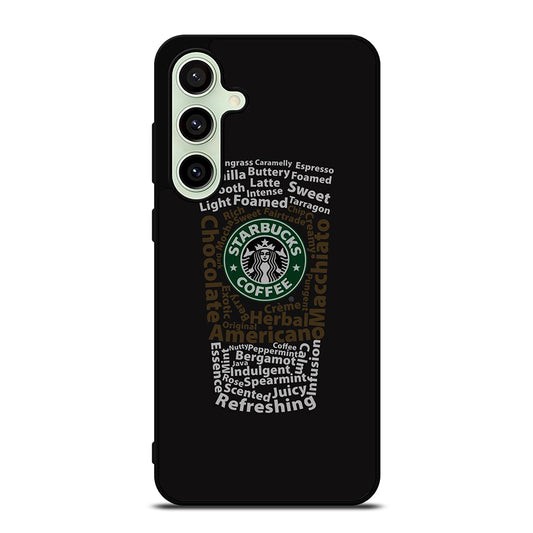 STARBUCKS COFFEE QUOTE Samsung Galaxy S24 FE Case Cover