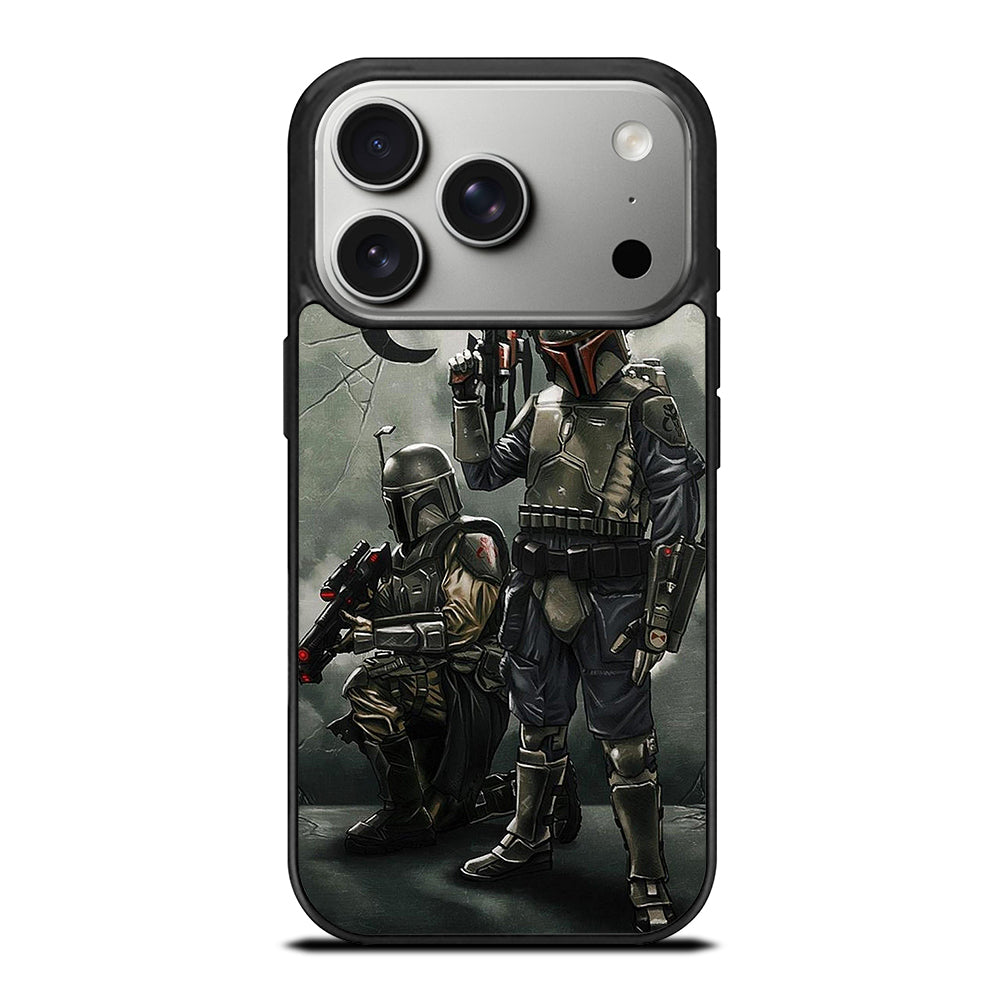 STAR WARS BOBA FETT MANDALORIAN ART iPhone 17 Pro Case Cover