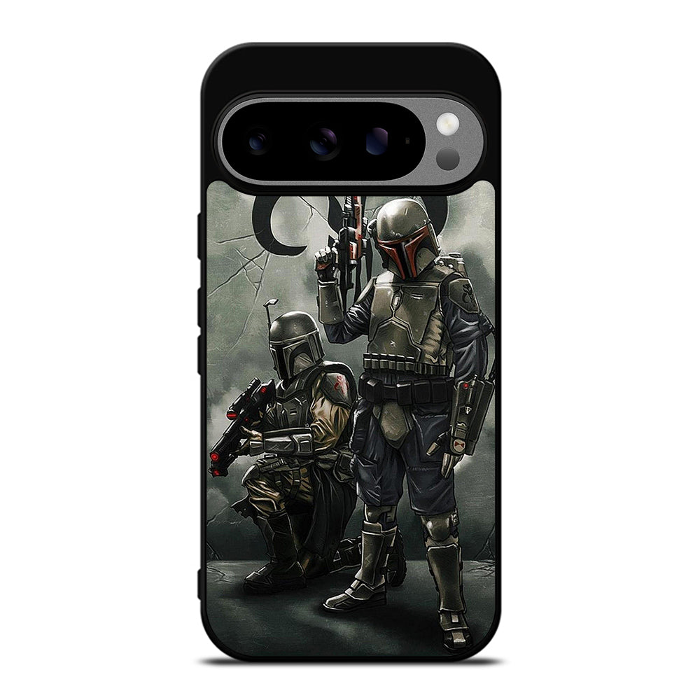 STAR WARS BOBA FETT MANDALORIAN ART Google Pixel 9 Pro XL Case Cover