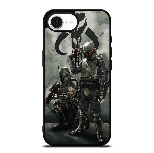 STAR WARS BOBA FETT MANDALORIAN ART iPhone 16e Case Cover