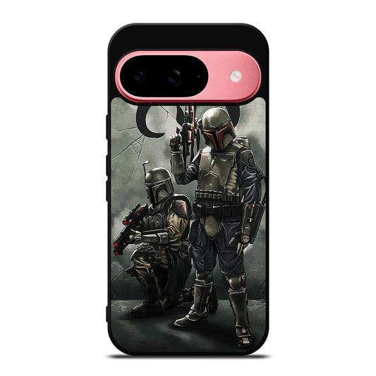 STAR WARS BOBA FETT MANDALORIAN ART Google Pixel 9 Case Cover