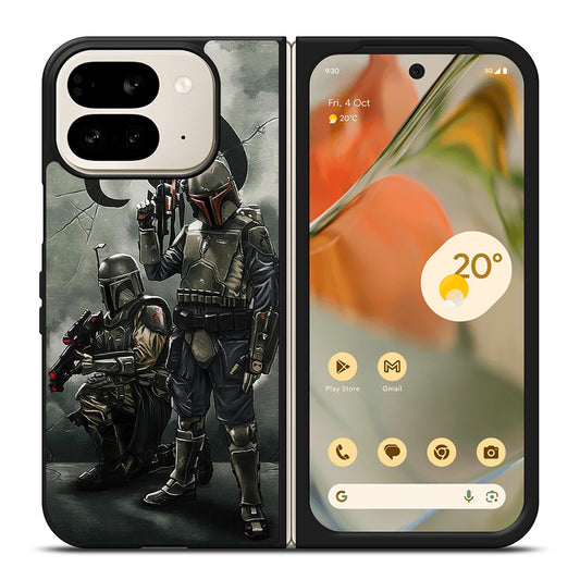 STAR WARS BOBA FETT MANDALORIAN ART Google Pixel 9 Pro Fold Case Cover