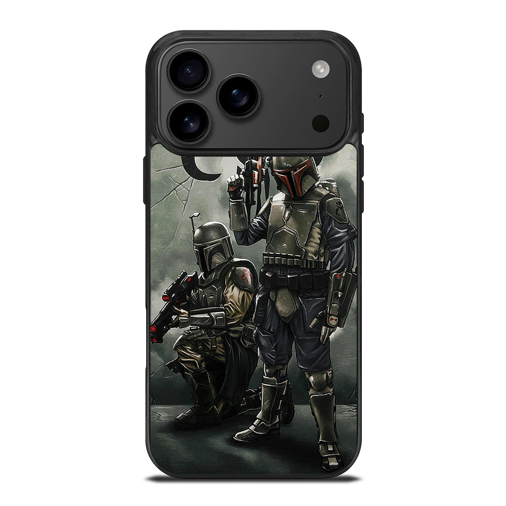 STAR WARS BOBA FETT MANDALORIAN ART iPhone 17 Pro Max Case Cover
