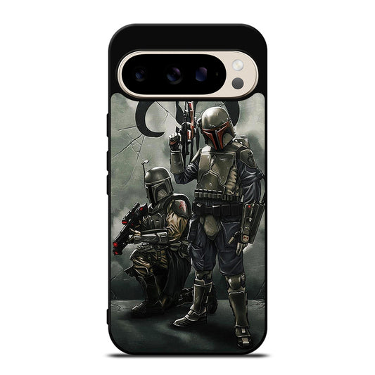 STAR WARS BOBA FETT MANDALORIAN ART Google Pixel 9 Pro Case Cover