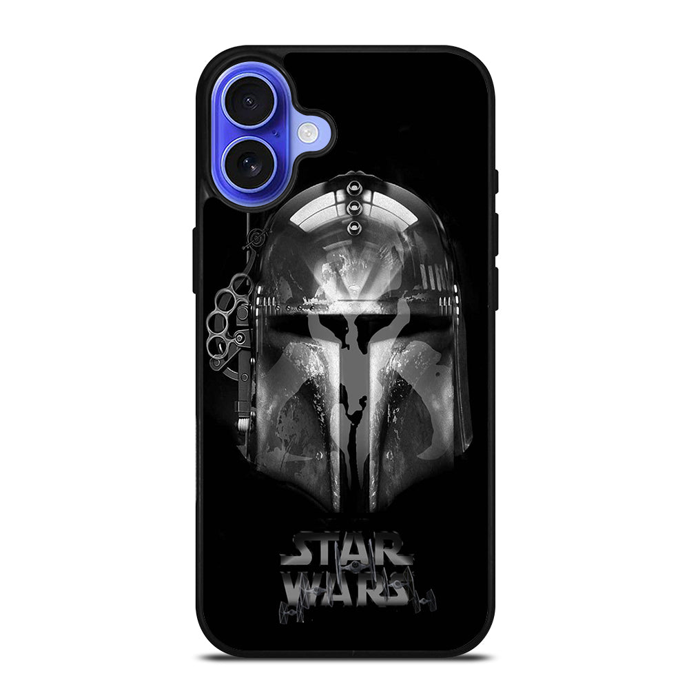 STAR WARS BOBA FETT MANDALORIAN HELMET iPhone 16 Case Cover