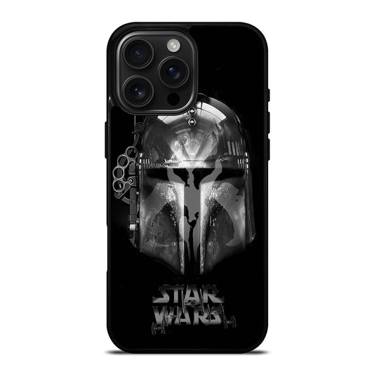 STAR WARS BOBA FETT MANDALORIAN HELMET iPhone 16 Pro Max Case Cover