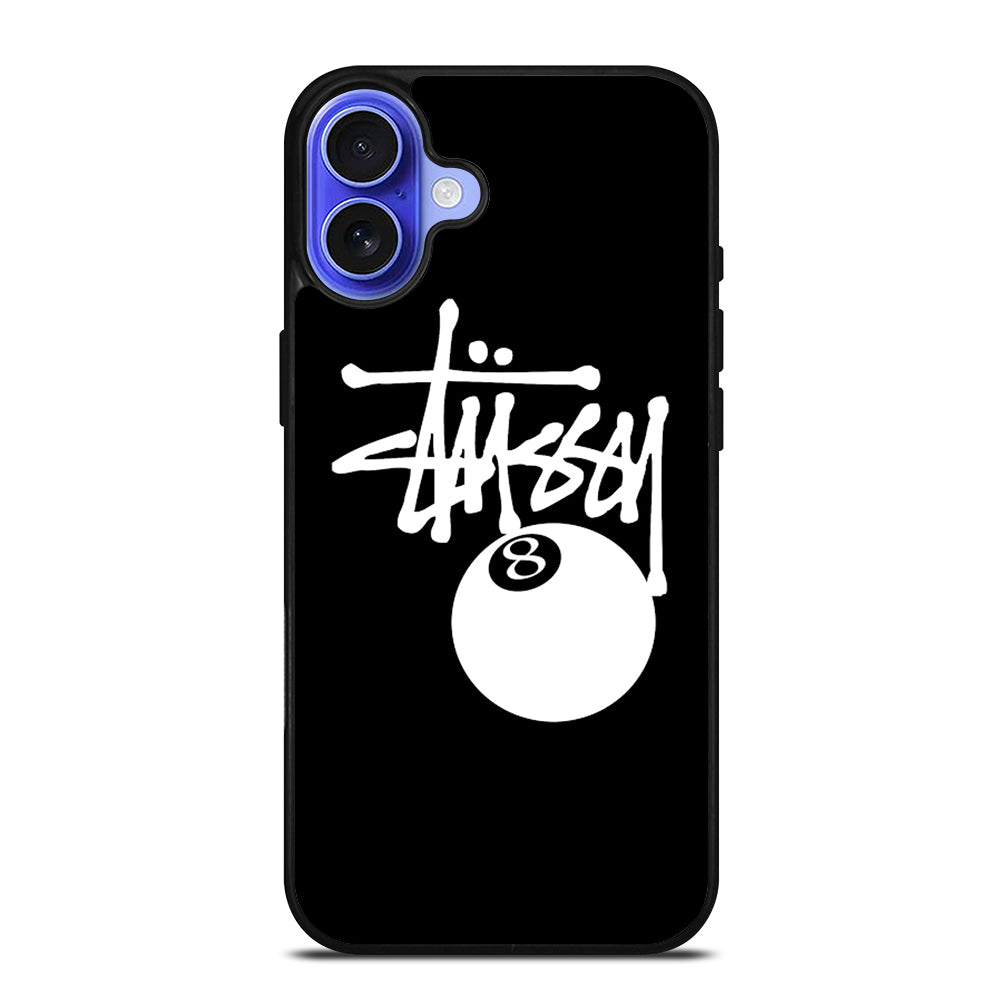 STUSSY BILLIARD BALL iPhone 16 Case Cover