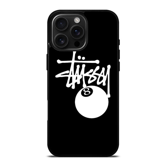 STUSSY BILLIARD BALL iPhone 16 Pro Max Case Cover
