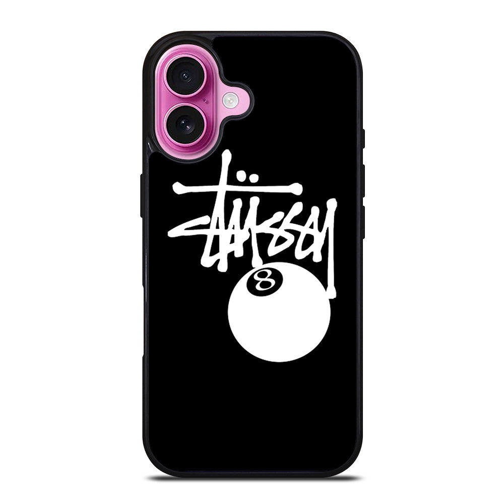 STUSSY BILLIARD BALL iPhone 16 Plus Case Cover