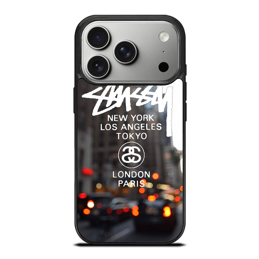 STUSSY CITY LOGO iPhone 17 Pro Case Cover