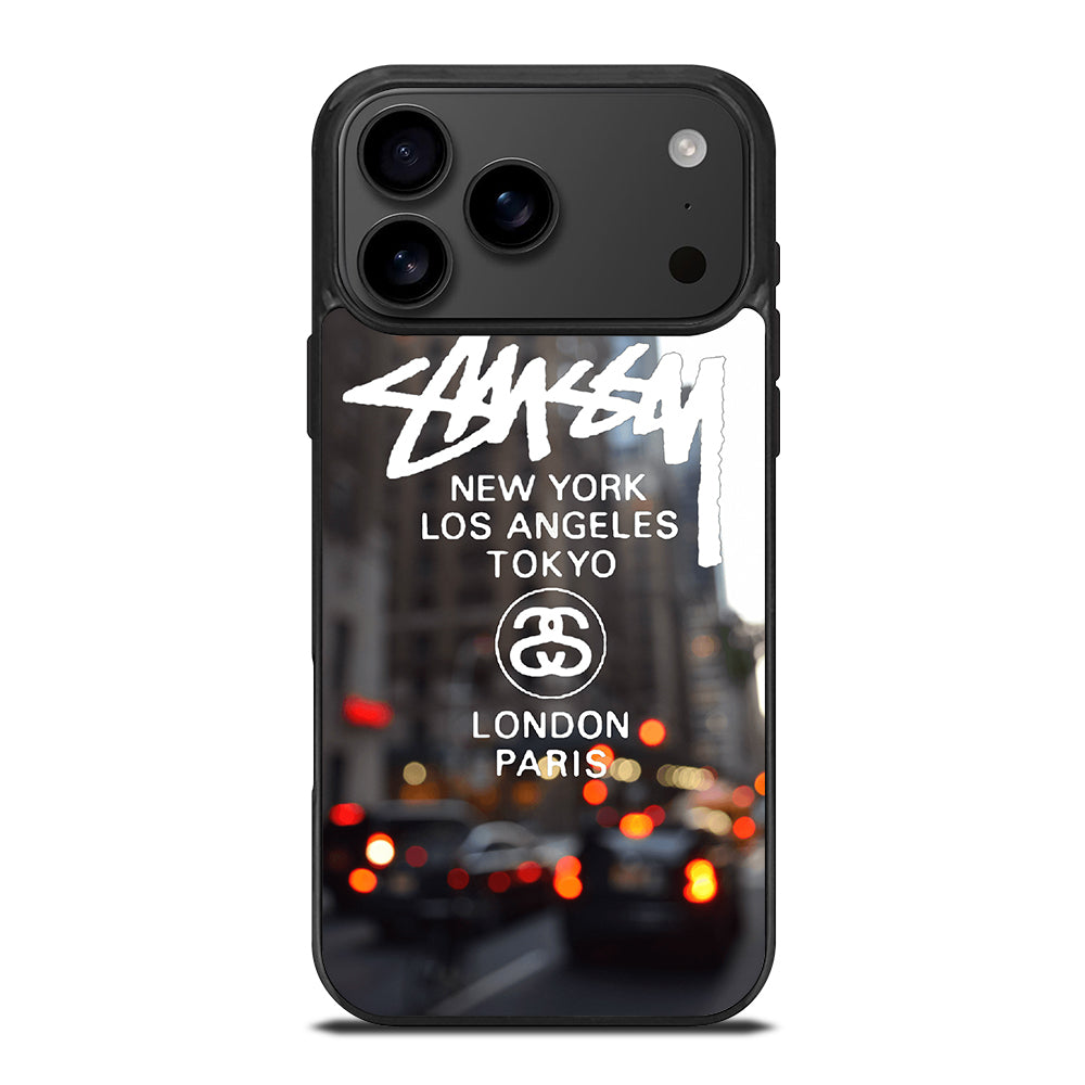 STUSSY CITY LOGO iPhone 17 Pro Max Case Cover