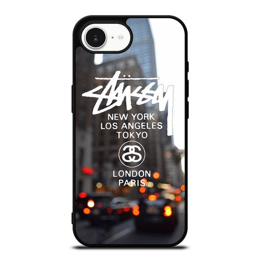 STUSSY CITY LOGO iPhone 16e Case Cover