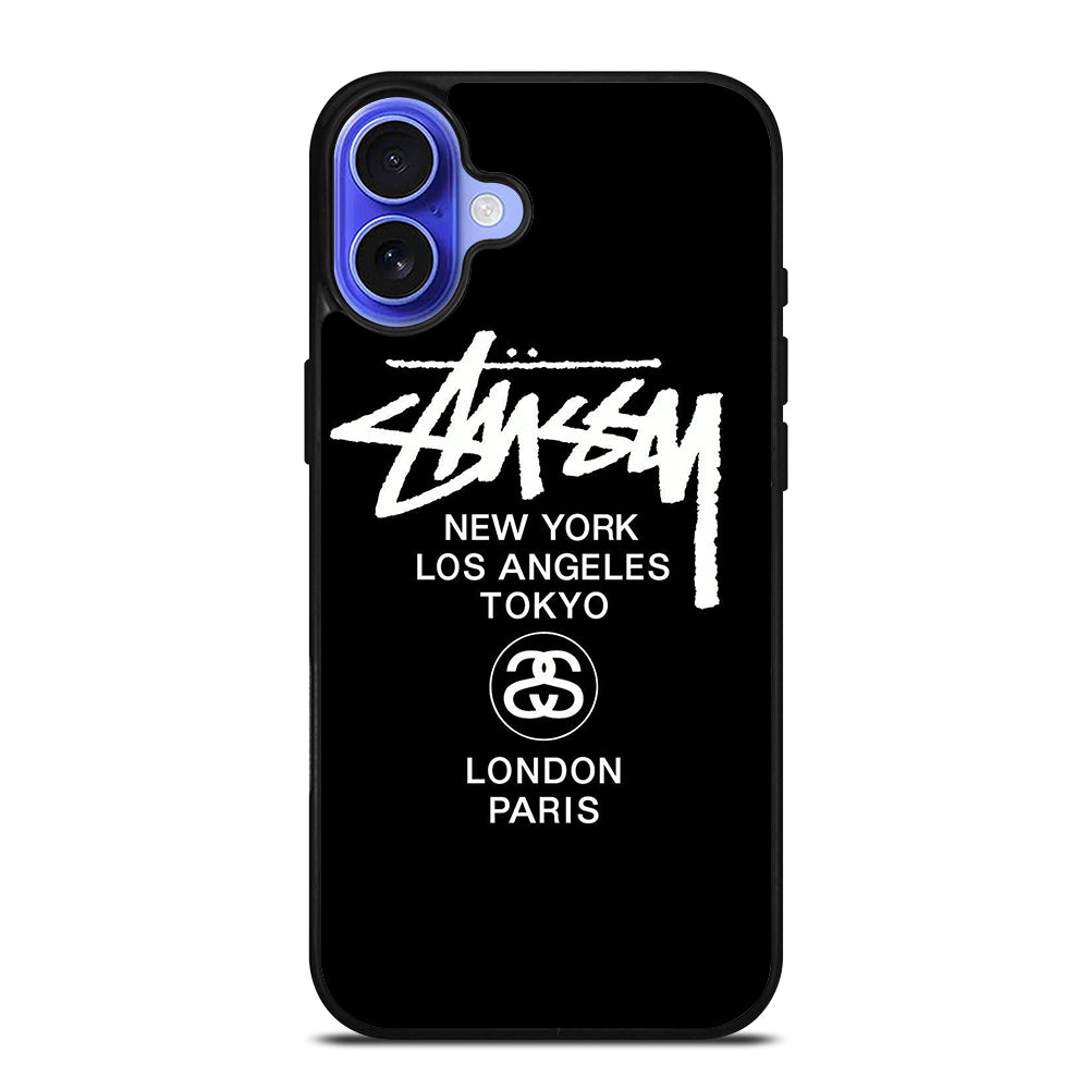 STUSSY NEW YORK iPhone 16 Case Cover