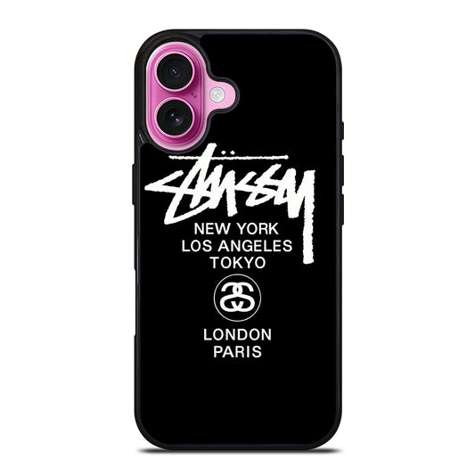 STUSSY NEW YORK iPhone 16 Plus Case Cover