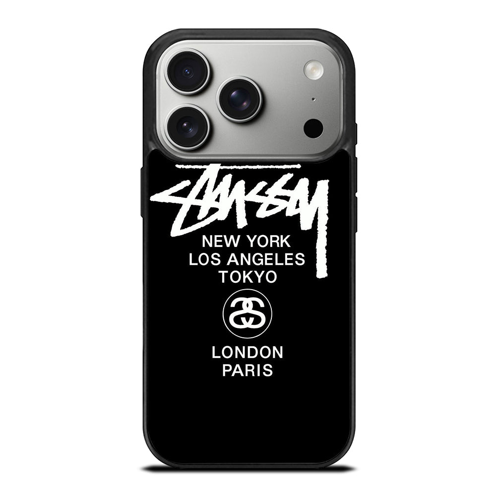 STUSSY NEW YORK iPhone 17 Pro Case Cover