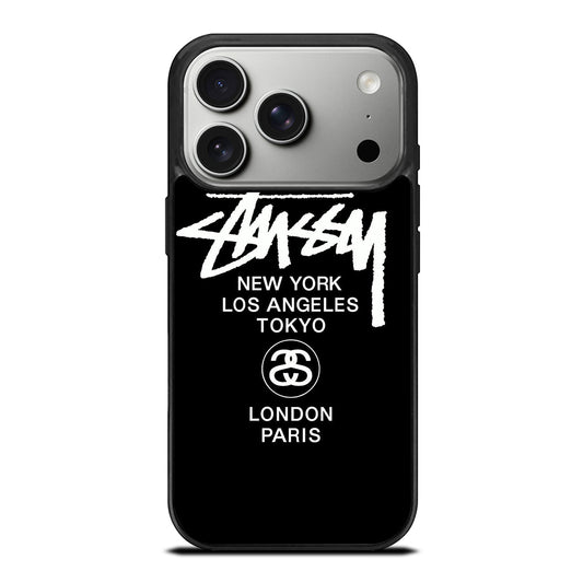 STUSSY NEW YORK iPhone 17 Pro Case Cover