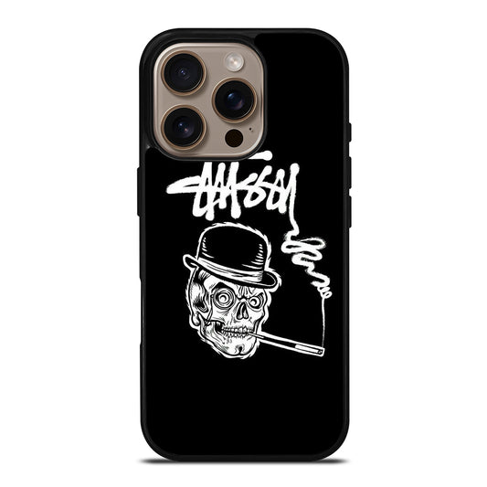 STUSSY SKULL LOGO iPhone 16 Pro Case Cover