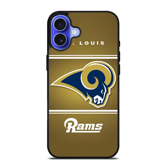 ST LOUIS RAMS NFL LOGO 1 iPhone 16 Case Cover