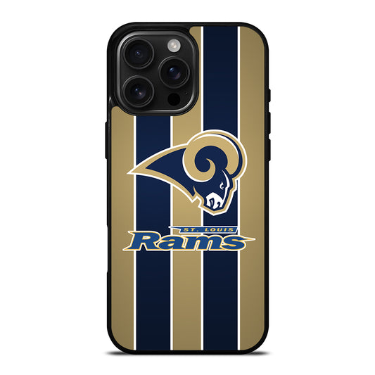 ST LOUIS RAMS NFL LOGO 2 iPhone 16 Pro Max Case Cover