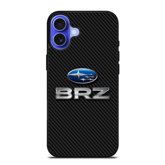 SUBARU BRZ CARBON LOGO iPhone 16 Case Cover