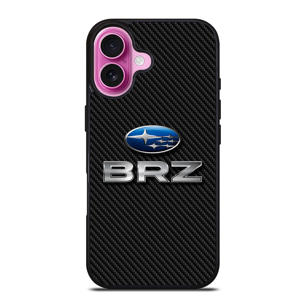 SUBARU BRZ CARBON LOGO iPhone 16 Plus Case Cover