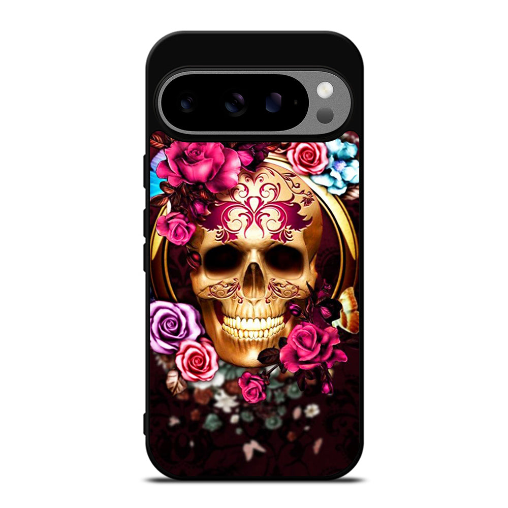 SUGAR SKULL FLORAL Google Pixel 9 Pro XL Case Cover