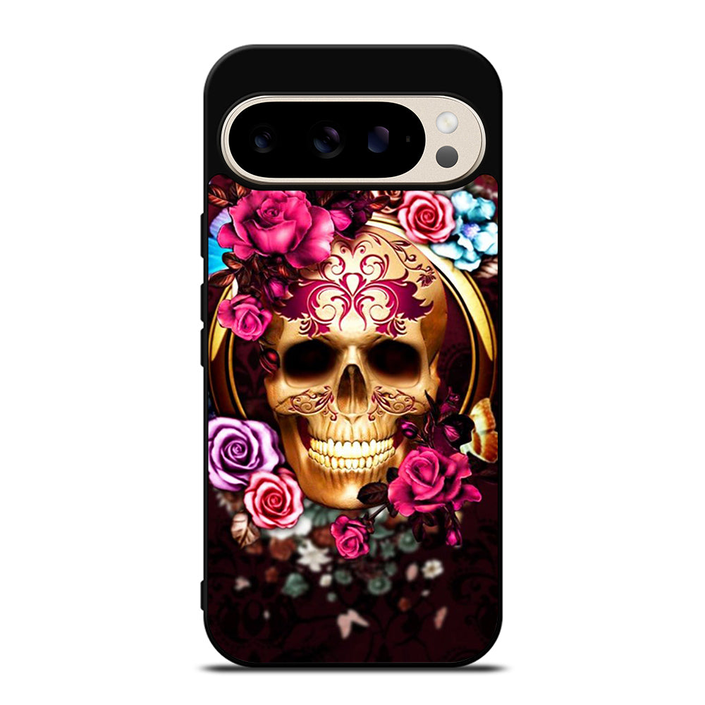 SUGAR SKULL FLORAL Google Pixel 9 Pro Case Cover