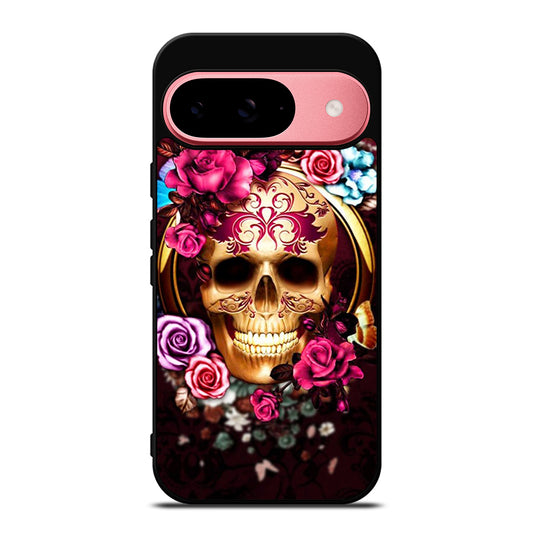 SUGAR SKULL FLORAL Google Pixel 9 Case Cover