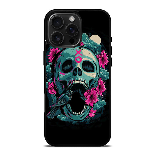 SUGAR SKULL FLOWER iPhone 16 Pro Max Case Cover