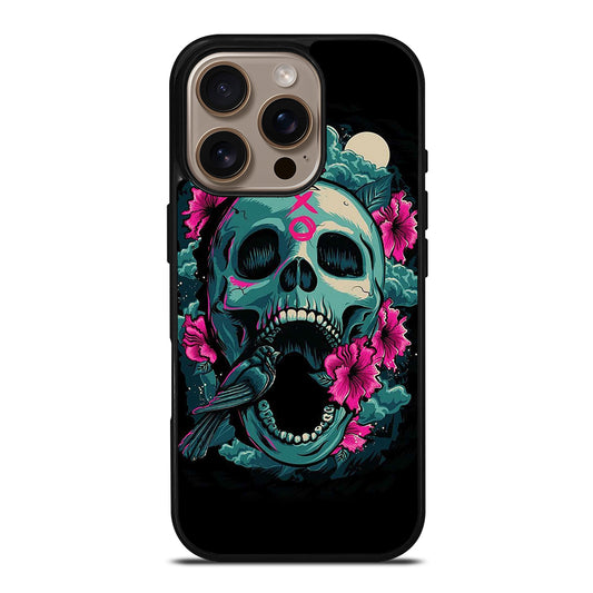 SUGAR SKULL FLOWER iPhone 16 Pro Case Cover