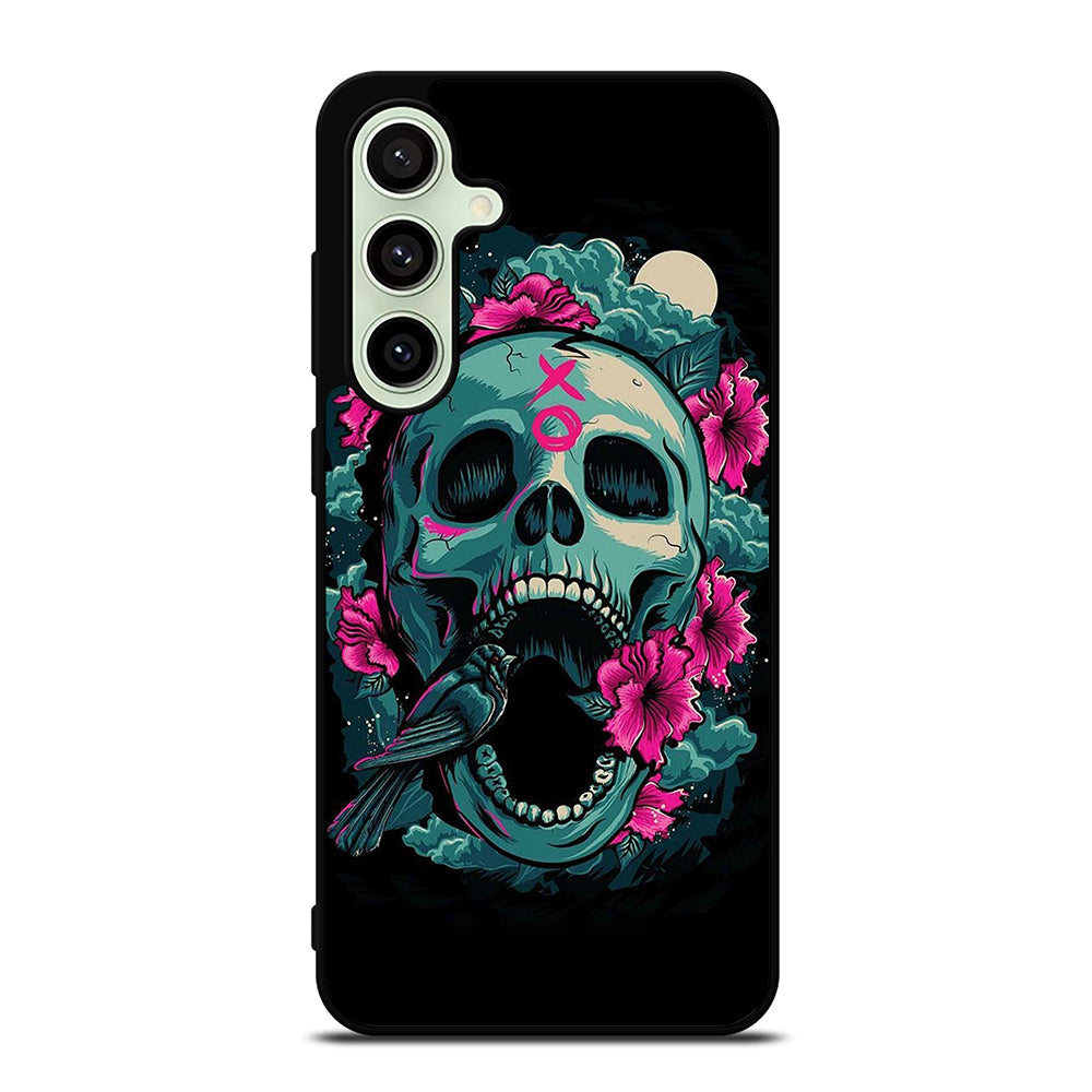 SUGAR SKULL FLOWER Samsung Galaxy S24 FE Case Cover