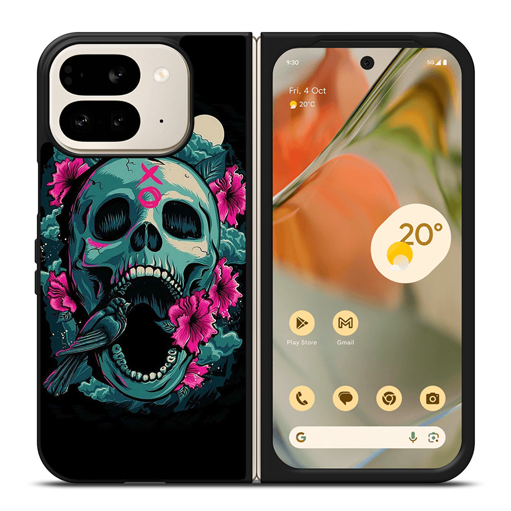 SUGAR SKULL FLOWER Google Pixel 9 Pro Fold Case Cover