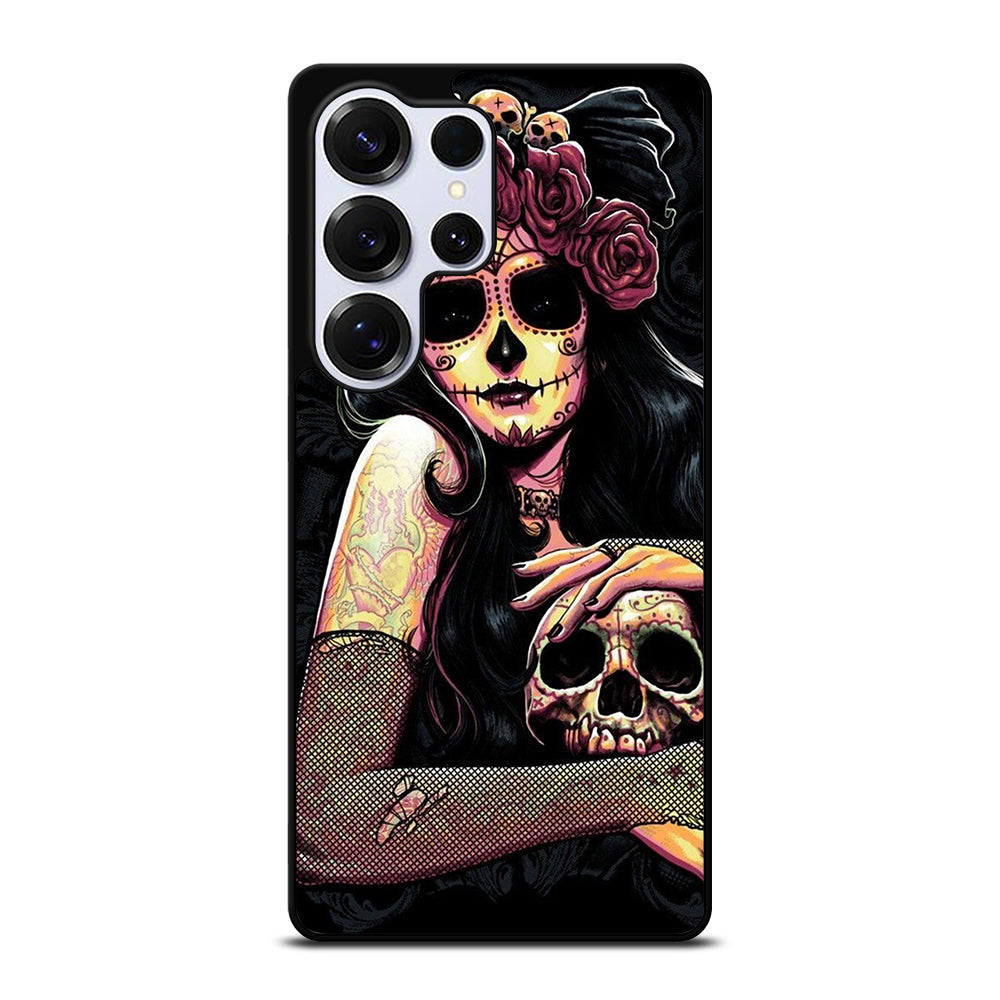 SUGAR SKULL GIRL Samsung Galaxy S25 Ultra Case Cover