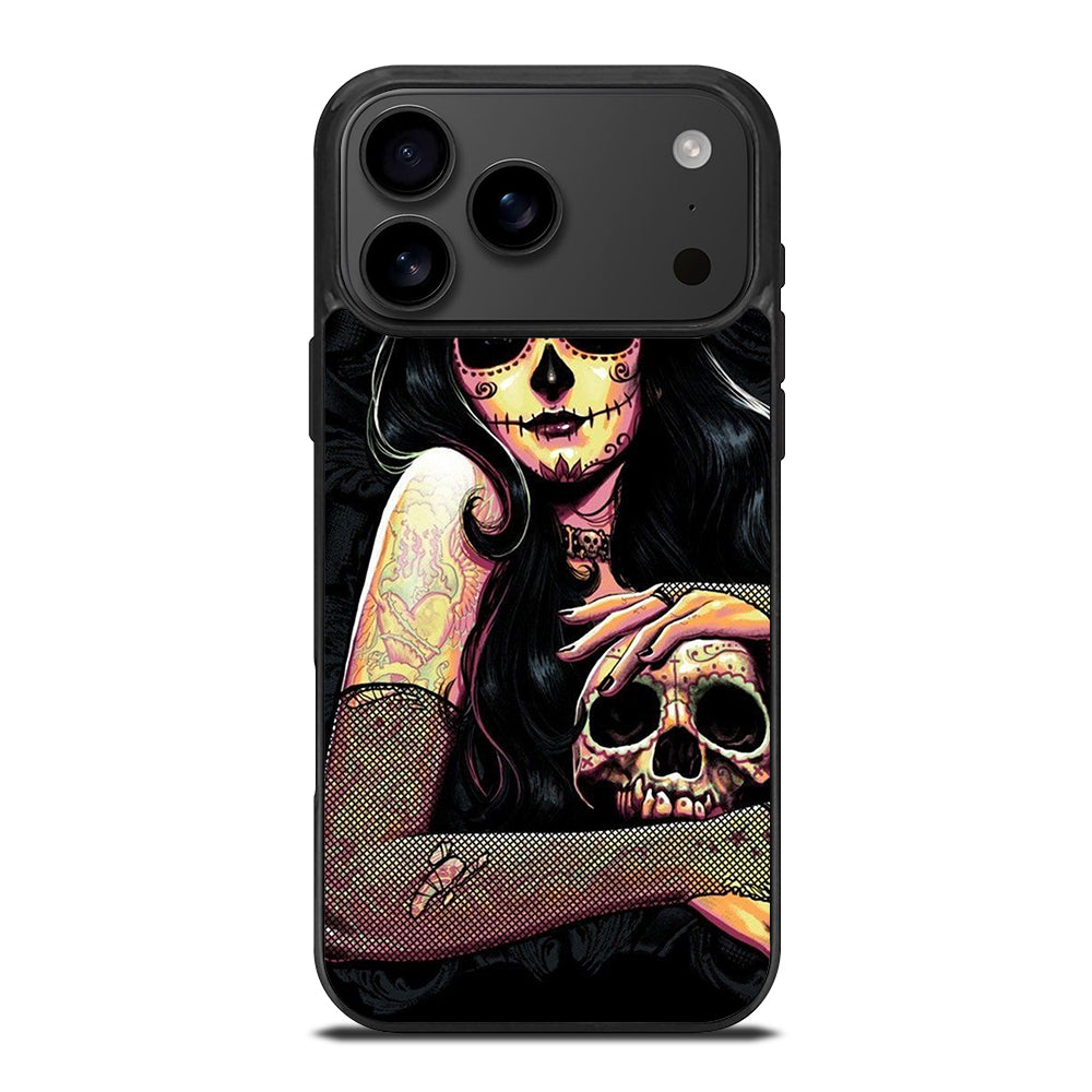 SUGAR SKULL GIRL iPhone 17 Pro Max Case Cover