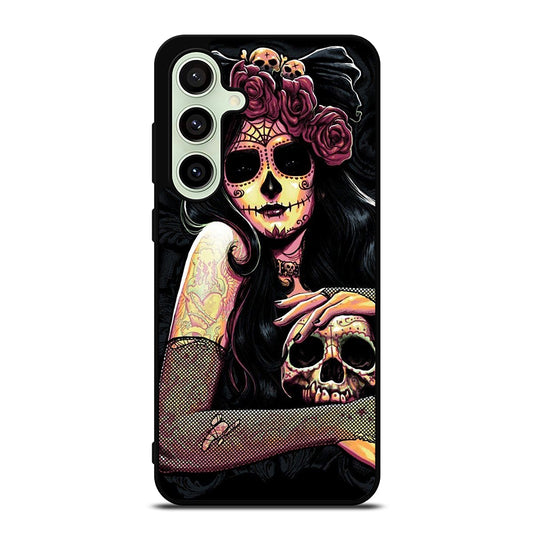 SUGAR SKULL GIRL Samsung Galaxy S24 FE Case Cover