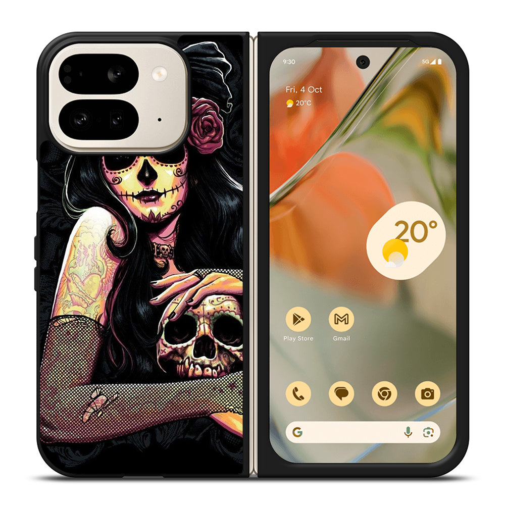 SUGAR SKULL GIRL Google Pixel 9 Pro Fold Case Cover