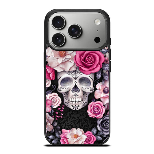 SUGAR SKULL ROSE iPhone 17 Pro Case Cover