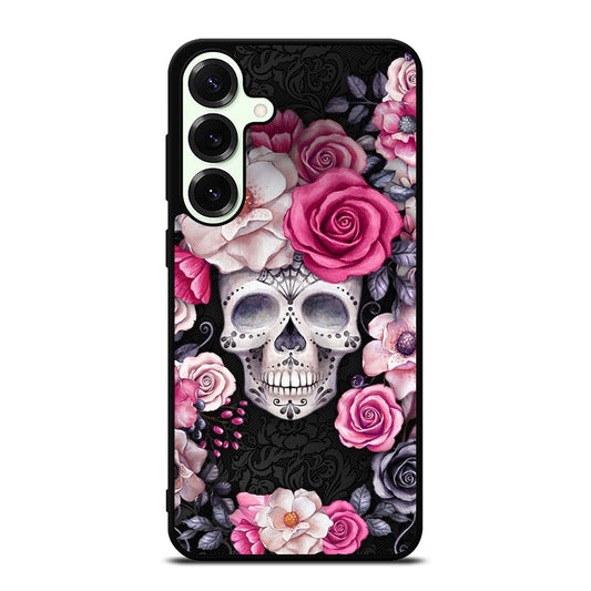 SUGAR SKULL ROSE Samsung Galaxy S25 Plus Case Cover