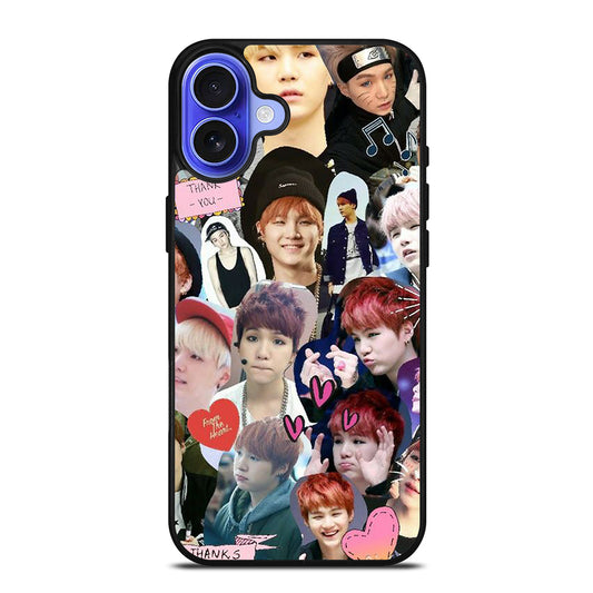 SUGA BTS COLLAGE iPhone 16 Case Cover