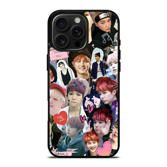 SUGA BTS COLLAGE iPhone 16 Pro Max Case Cover
