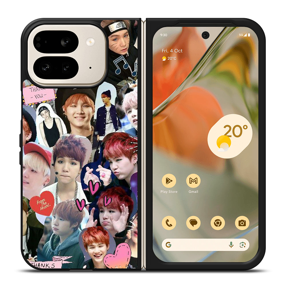 SUGA BTS COLLAGE Google Pixel 9 Pro Fold Case Cover