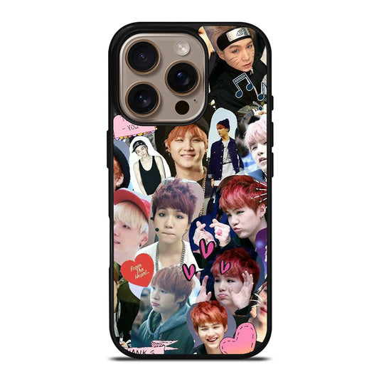 SUGA BTS COLLAGE iPhone 16 Pro Case Cover