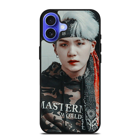 SUGA BTS FACE iPhone 16 Case Cover