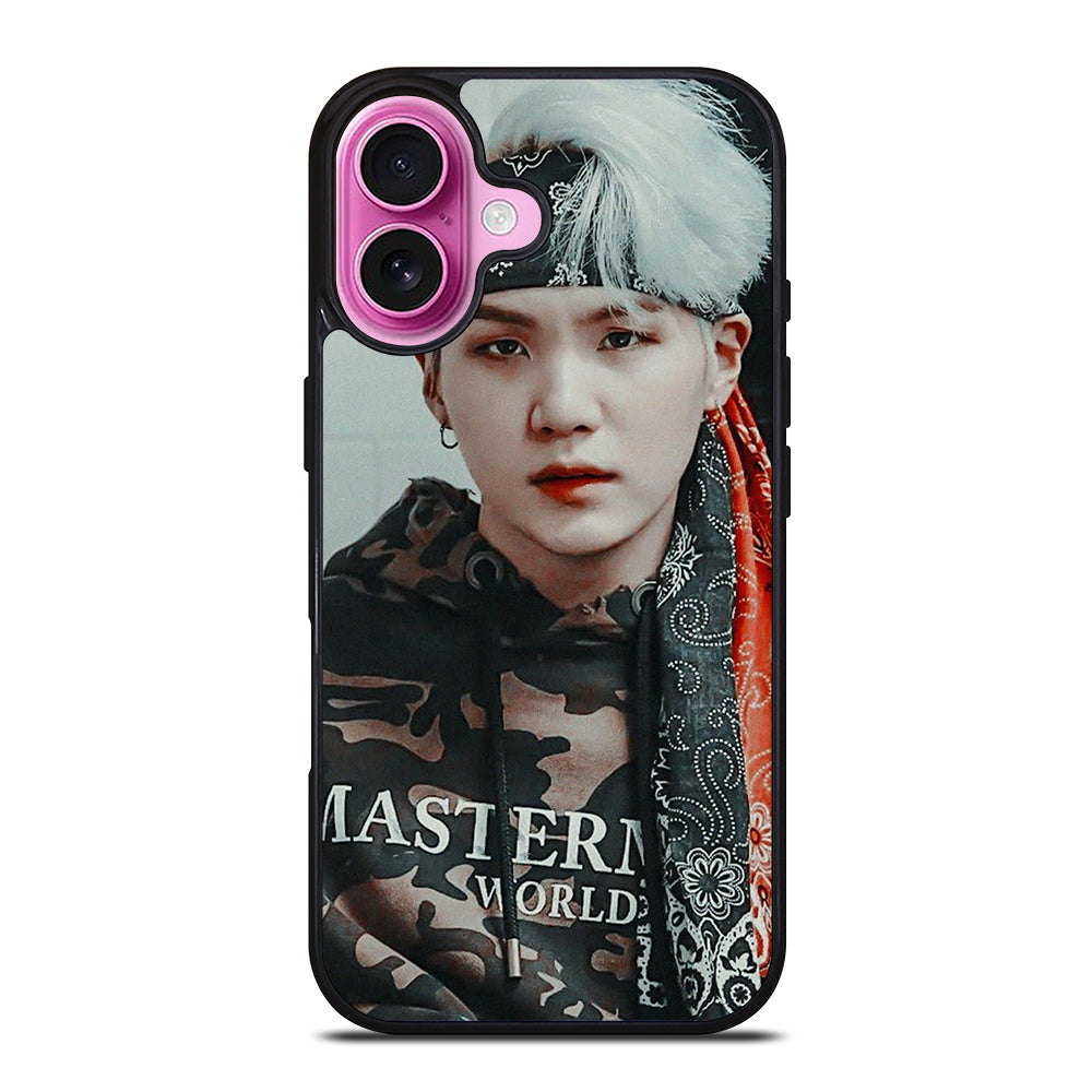 SUGA BTS FACE iPhone 16 Plus Case Cover