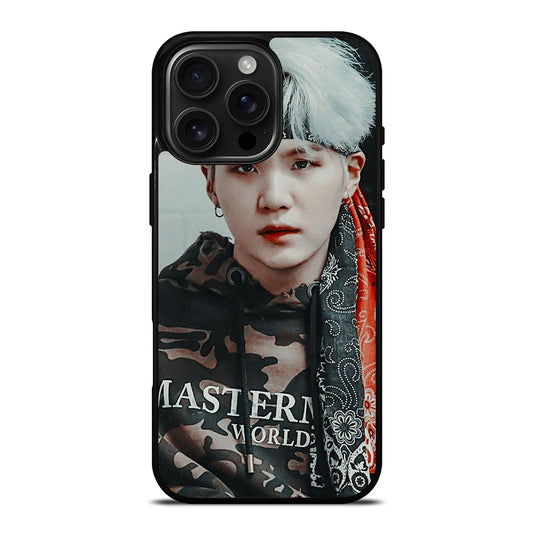 SUGA BTS FACE iPhone 16 Pro Max Case Cover