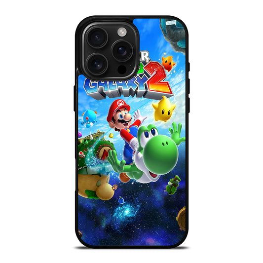 SUPER MARIO GALAXY 2 GAME iPhone 16 Pro Max Case Cover