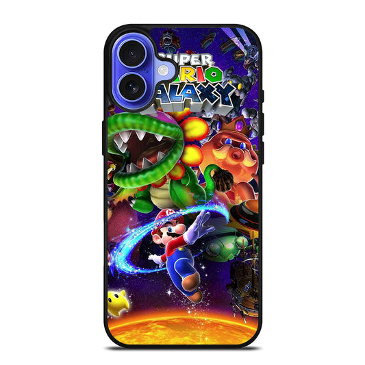 SUPER MARIO GALAXY GAME iPhone 16 Case Cover