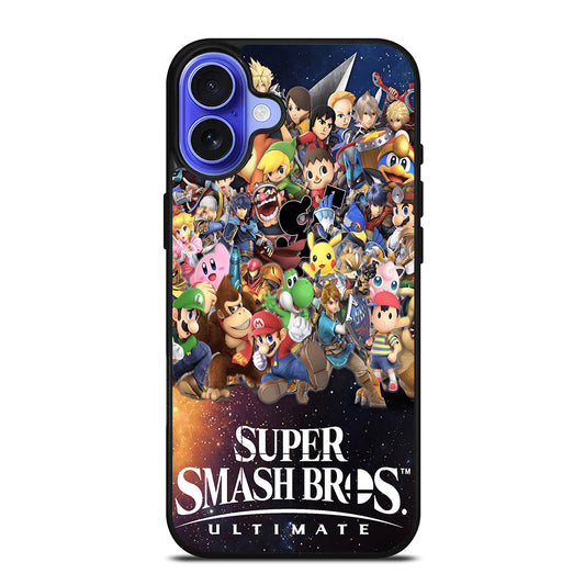 SUPER SMASH BROS VIDEO GAME 3 iPhone 16 Case Cover