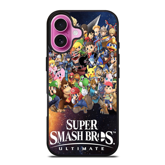 SUPER SMASH BROS VIDEO GAME 3 iPhone 16 Plus Case Cover